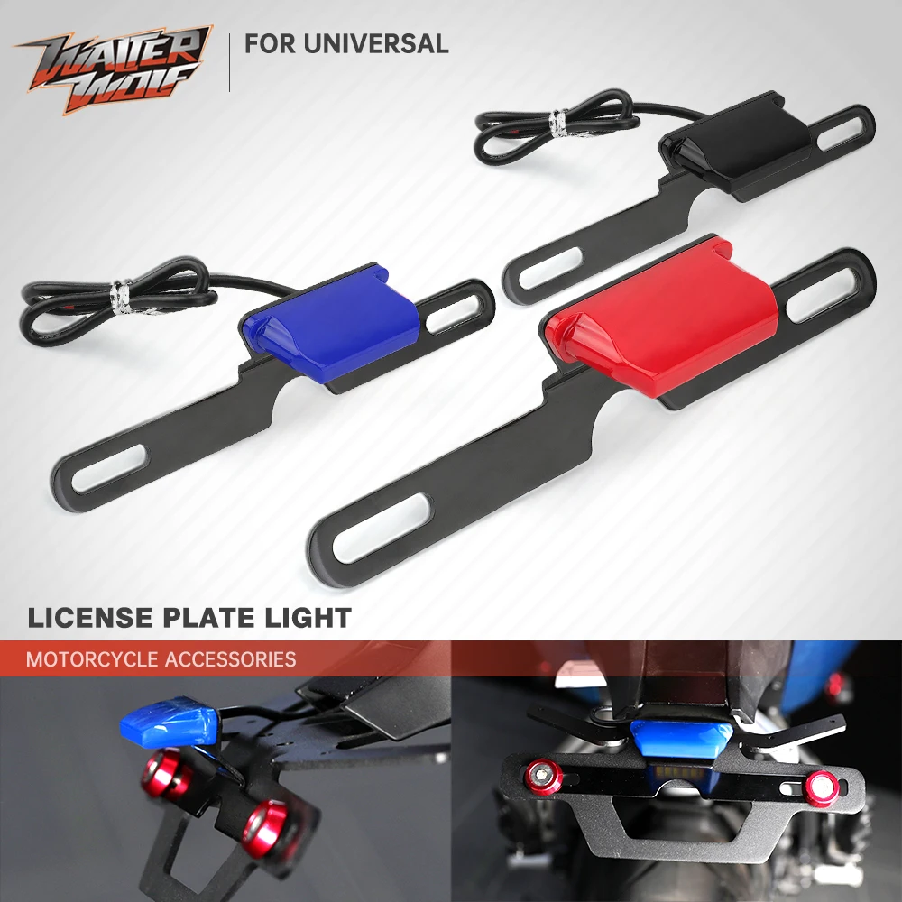 Universal License Plates LED Lights For Motorcycle Accessoreis Tail Tidy Lamp For KAWASAKI For YAMAHA XSR155 For SUZUKI GSR 600