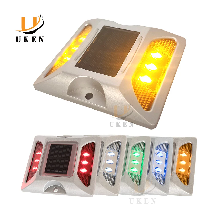 المكتبة الذكية الألومنيوم Led الشمسية القط العين وامض الرصيف ماركر حوض الضوء عاكس الطريق مسمار السعر الطريق سبايك #1