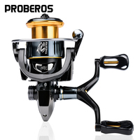 PROBEROS Carbon Fiber Spinning fishing Reel 5.7:1 Ratio 5+1BB 5-6kg/11-13lb Drag TF1500-TF3000 Series Fishing Wheel Saltwater