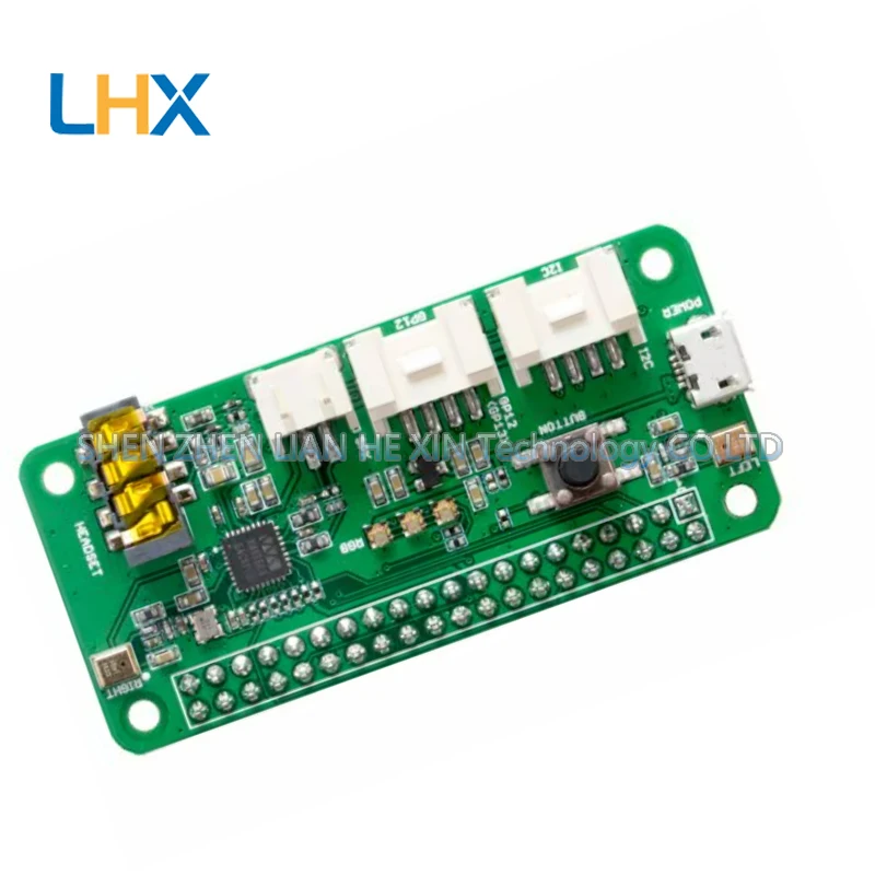 Intelligent voice recognition 2-microphone array pi0/3b/b+