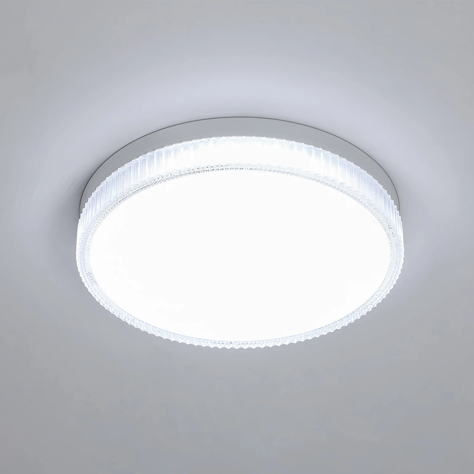 Moderne LED-Deckenleuchte 16 W, 6500 K 1800 lm LED-Deckenleuchte, 40 cm einfache Linie Deckenleuchte