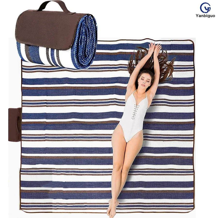 

Picnic Blankets Waterproof Sandproof Foldable Outdoor Beach Blanket,for Spring Summer Camping, Park, Travel Grass