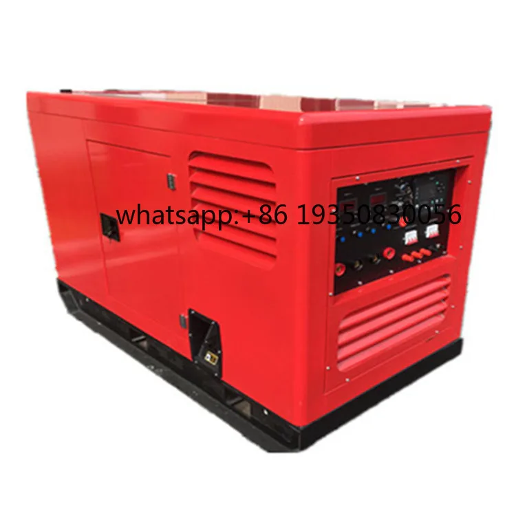 2026-Silent Closed Generator Arc Stick Welder 600 Amp 500A 450 Amp 400A DC 2 Welding Posts Welding Unit for Sale