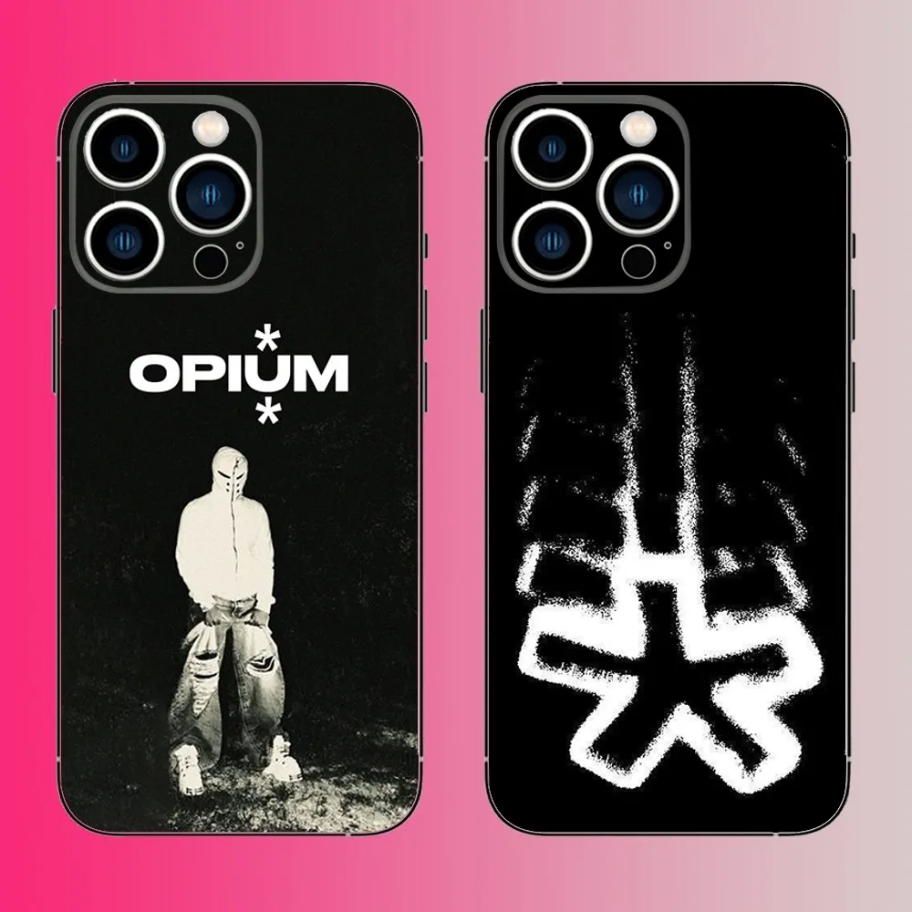 

Opium Rapper Ken Carson Phone Case For iPhone 16,15,14,13,12,11,Pro,Max,Plus,Mini,X,XS,XR,8,7,6,S,SE Soft Black Case