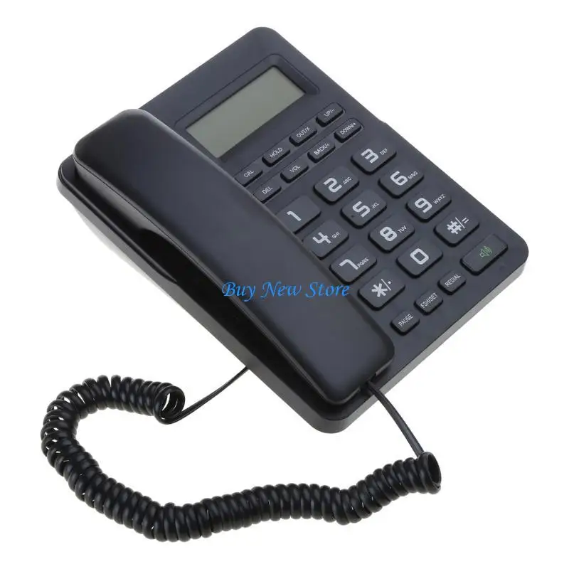 20CE VTC-500 Desktop Corded Phone with Speakerphone Button and Music on Hold Perfect for Home, Hotel, and Office Use