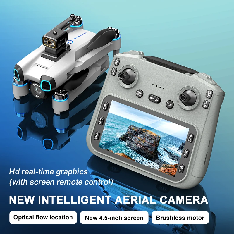 JC814 Drone 4K Professional HD Camera with Large Screen 5G WIFI FPV Dron Brushless Optical Flow Hover Folding Quadcopter Toys