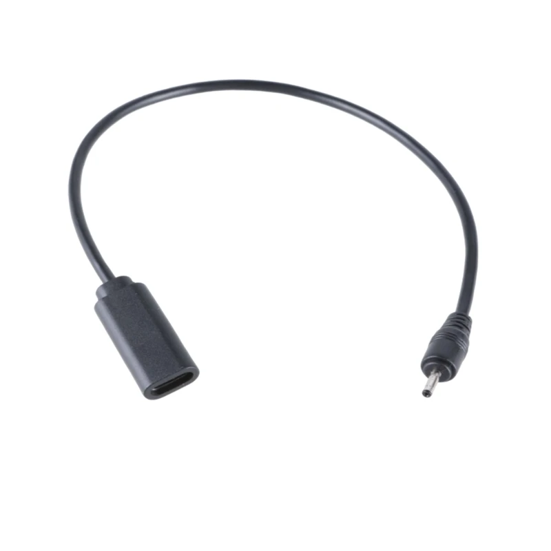 Conveniente cable alimentación carga USB tipo C a DC5V 2,0x0,6 mm para cargar dispositivos portátiles
