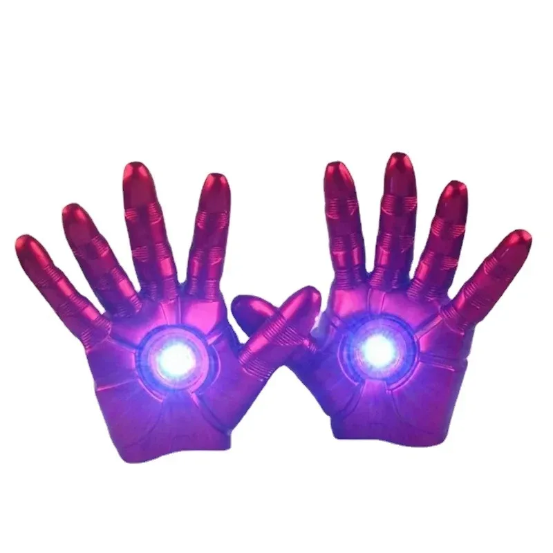 

1 pair 1/1 Cosplay Ironman Iron man Mark 3 LED light Gloves Figure model Cos costume party Anime Stage show Comic-con Props toy