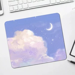 Oil Painting Mousepad Small Mouse Pads Natural Rubber Mouse Mat Waterproof Mousepads 18x22cm Lock Edge Mousepads For Computer