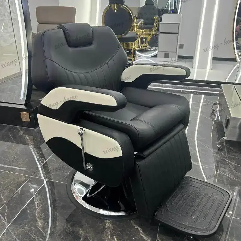 LJY European Style Barber Chairs Elegant Exquisite Simple Beauty Salon Chairs Modern Classic Friseur Spiegel Salon Salon Furnitu