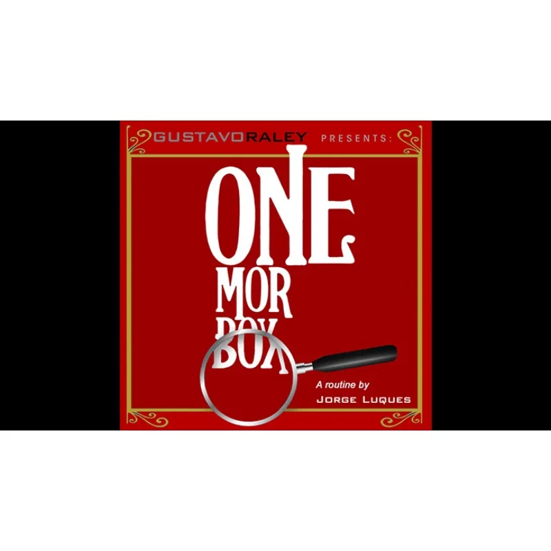 ONE MORE BOX (Gimmicks and Online Instructions) by Gustavo Raley Stage Parlor Performer Magic Tricks Beginner Magicians Props