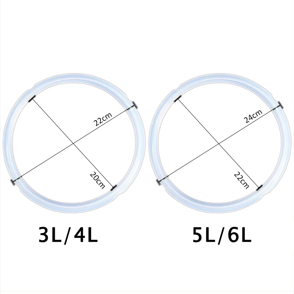Szybkowar uszczelka uszczelka silikonowy pierścień średnicy wewnętrznej 20cm/22cm do ryżowar ciśnieniowy elektrycznych części narzędzia kuchennego