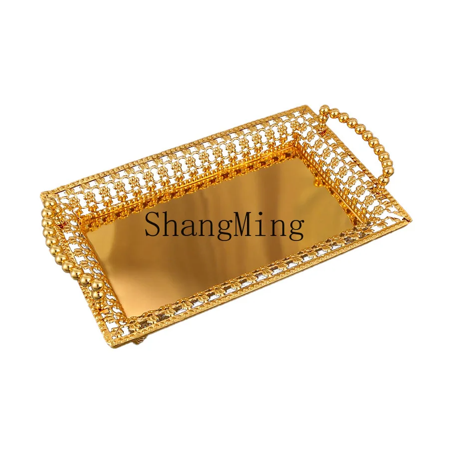 

PYH coffee table fruit plate creative fashion simple candy plate home wedding gift modern living room metal ornament