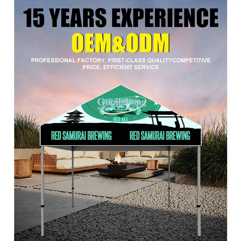 Hergestellt in China, hochwertiges 4 x 4 m großes Pop-up-Messe-Zelt, Pavillon-Überdachungszelt