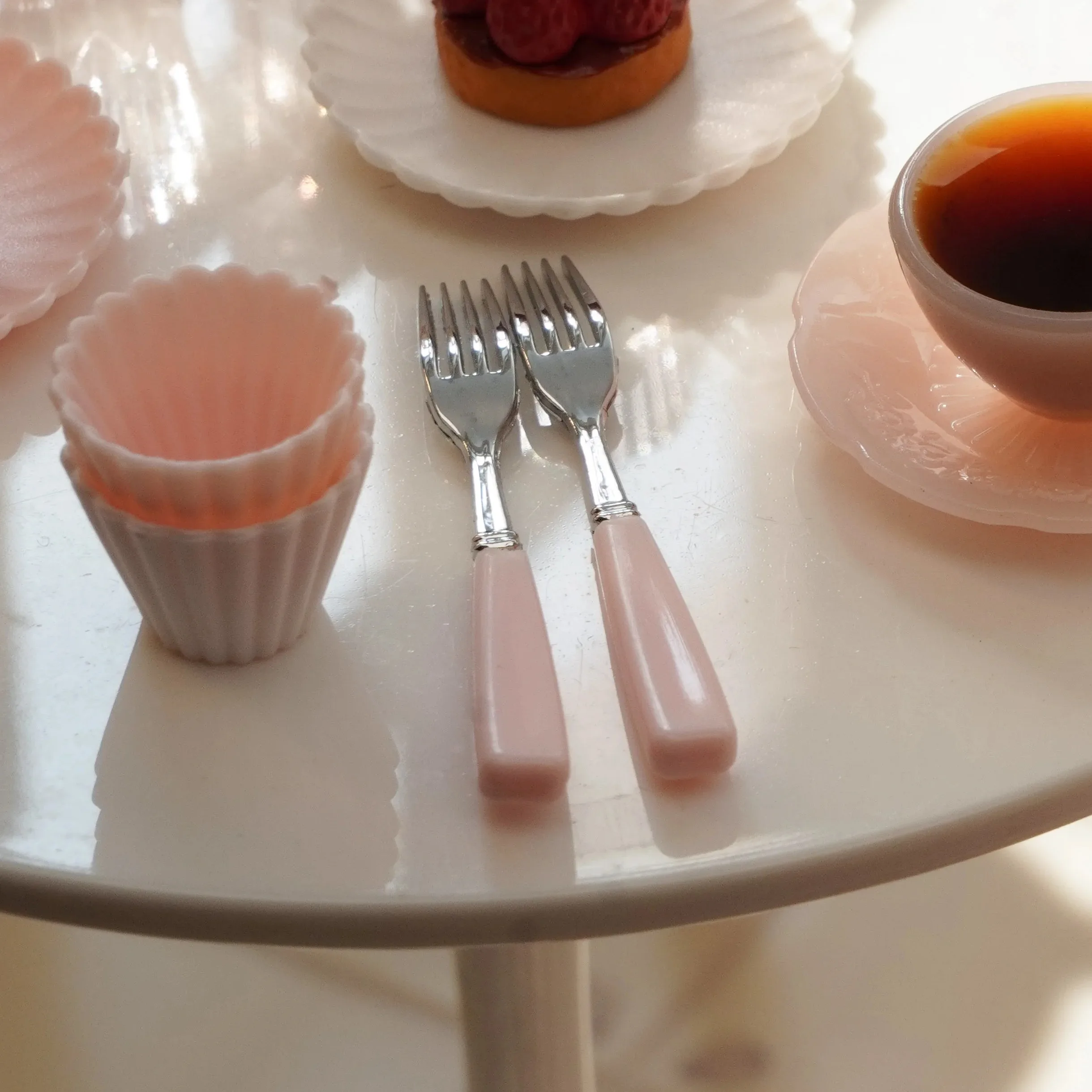1/6 Doll House Mini Model Furniture Accessories Kitchen Cutlery Knife Fork Spoon Tableware Bjd Blyth Soldier Lol miniature Decor