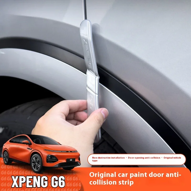 

For Xpeng G6 2023 2024 Xiaopeng G6 Car Anti-Collision Strip Original Car Color Paint Scratch Resistant Protective Accessories