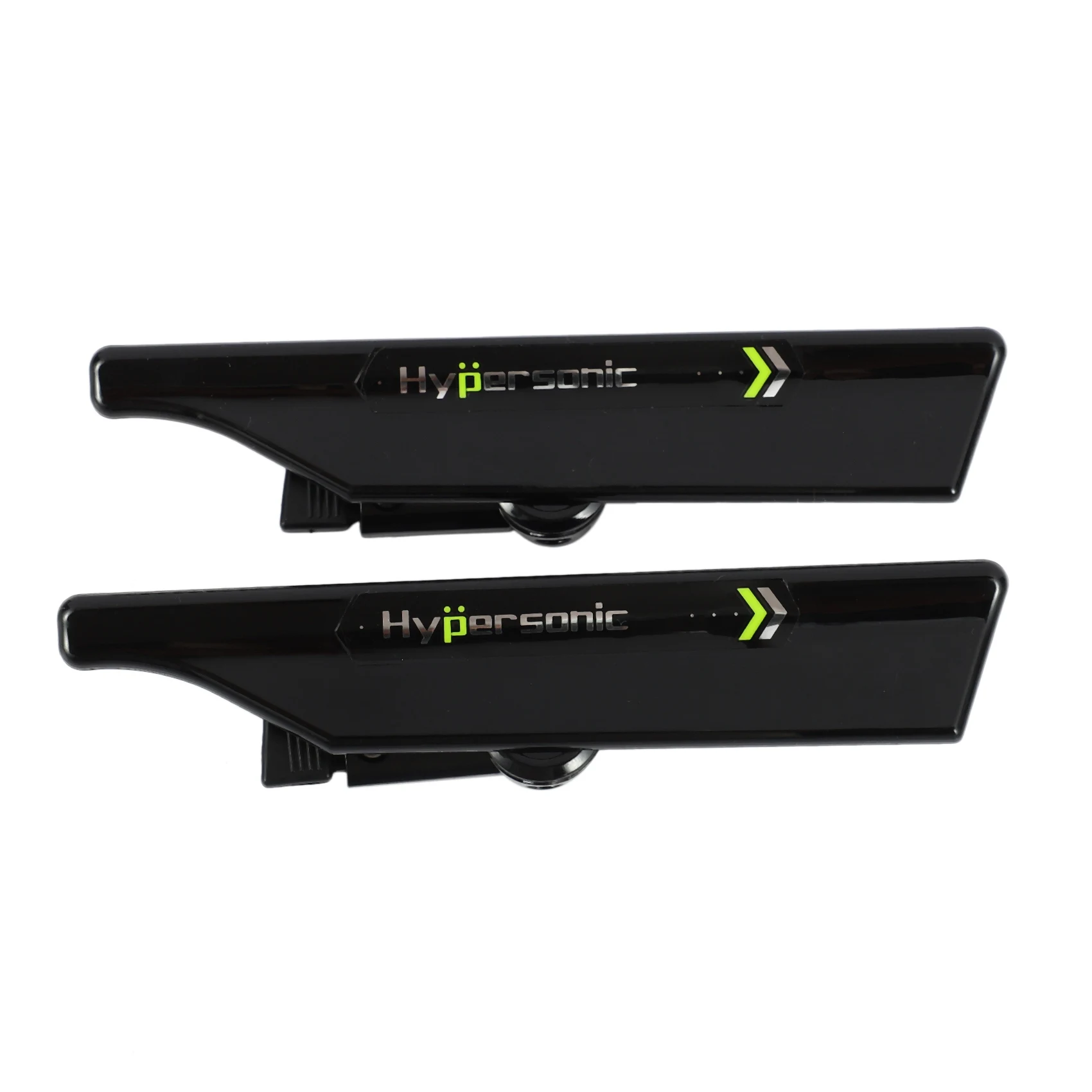 Hypersonic 2 Pcs Black Wiper Stand Windshield Wiper Wing Windshield Wiper Blade Spoiler Mate Wing Auto Car Tool Accessories