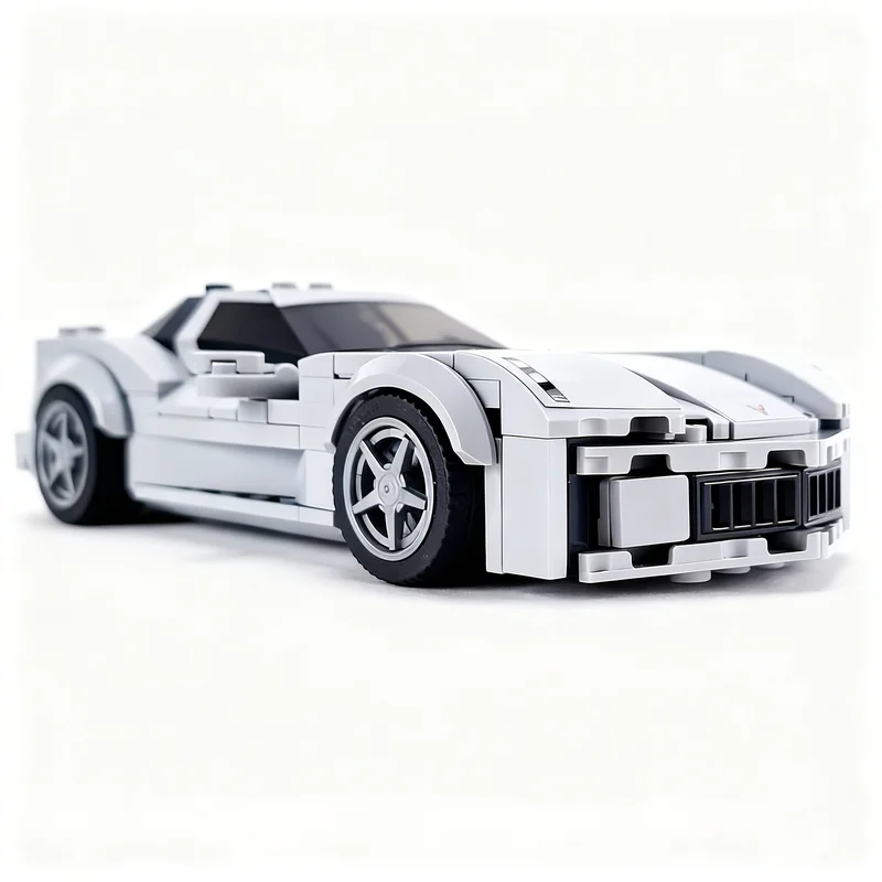 ตัวต่อ MOC Corvette Stingray Concept Sideswipe City Champions จำนวน 272 ชิ้น ของเล่นตัวต่อสำหรับเด็ก ของขวัญคริสต์มาส