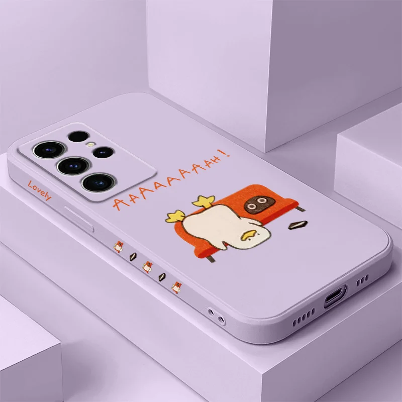 

Dynamic Duck Phone Case For Samsung Galaxy S25 S24 S23 S22 S21 S20 S10 S10E Ultra Plus FE Note 20 Ultra Plus Cover