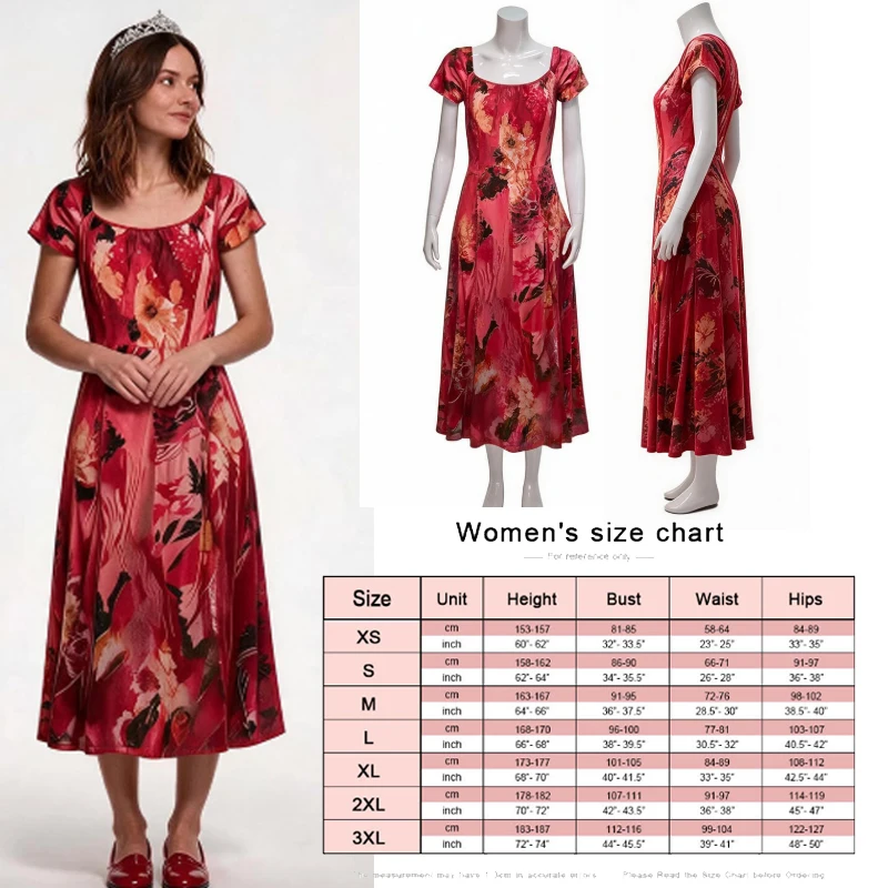disfraz-elegant-patricia-moyer-cosplay-costume-dress-women-red-floral-print-dress-role-playing-costume-performance-halloween