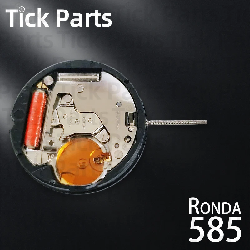 Ronda 585 Gerakan Kuarsa 20mm Diameter 3 Gerakan Jam Tangan Tanggal No. Baterai 362 untuk Perbaikan dan Penggantian Suku Cadang Swiss