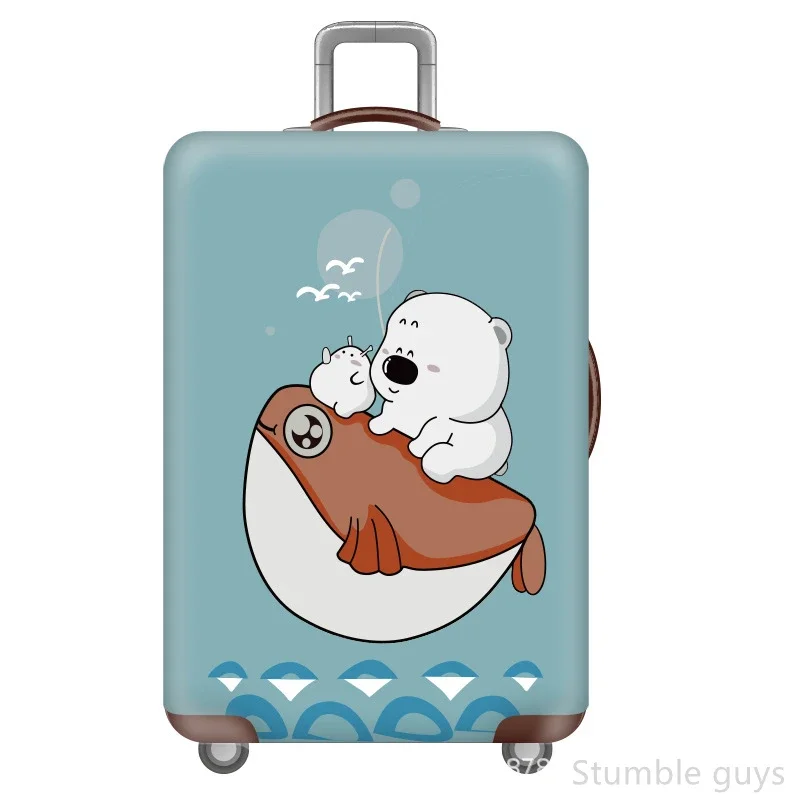 

Elastic Luggage Cover Protector Washable Durable Dustproof Suitcase Cover Essential Travel Accessory Air & Road Journeys