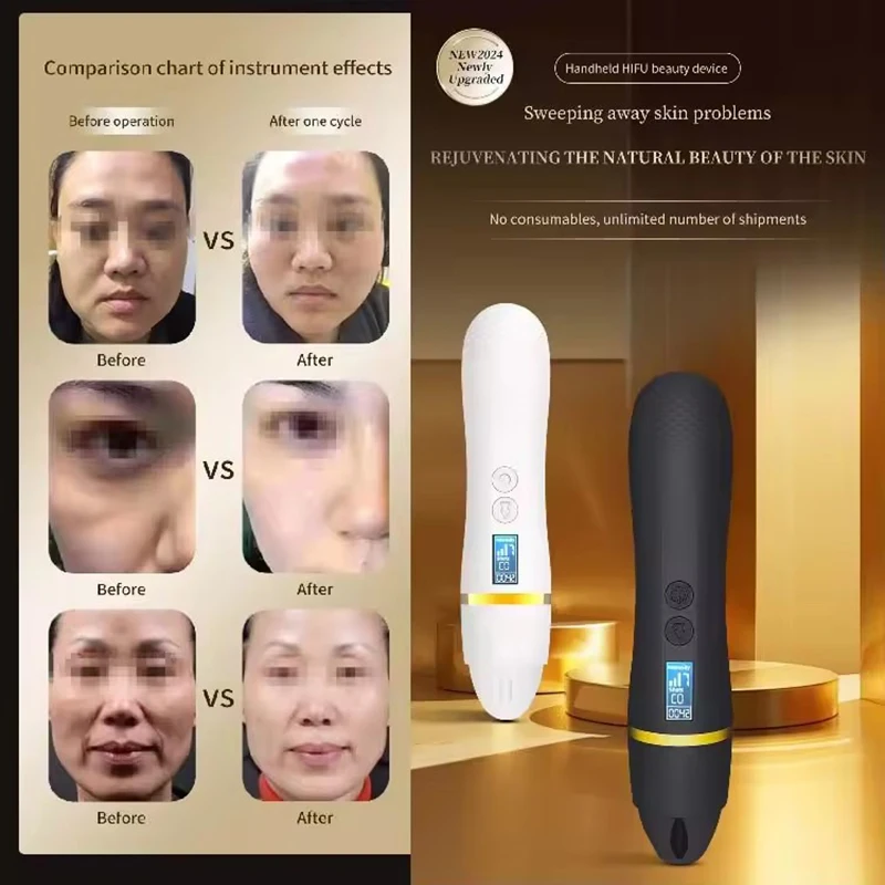 Hifu – Machine de Lifting du visage, usage domestique, rajeunissement du visage, raffermissement, élimination des rides, Lifting SMAS, appareils de beauté anti-âge