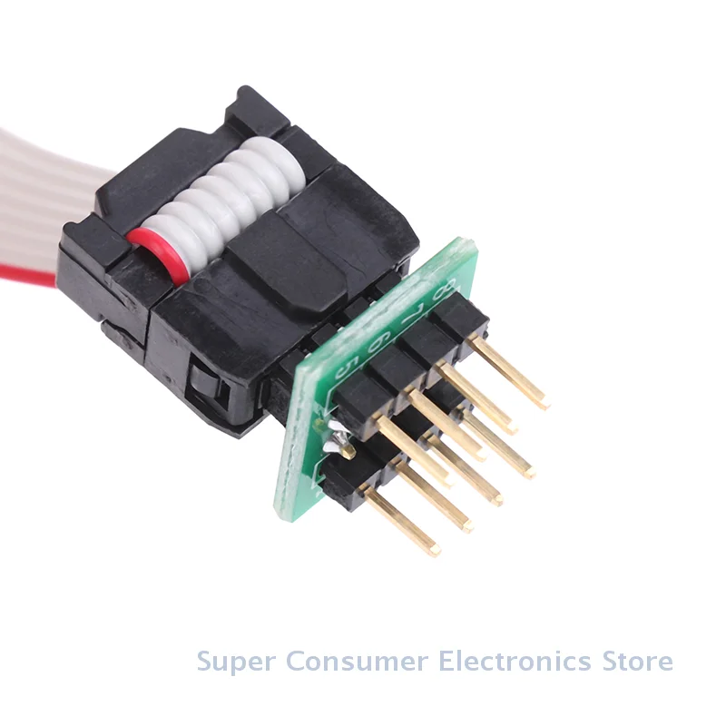 1Pc TSSOP8 MSOP8 PCB Chip Burn-in Test Fixture Probe Pogo Pin Flash Download Programming Burn-In Cable
