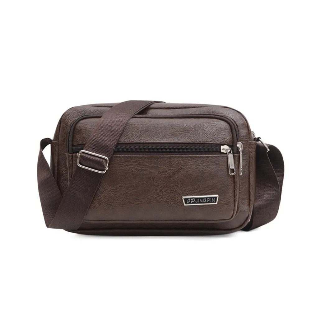 Borsa a tracolla da uomo impermeabile alla moda Borsa da lavoro in pelle PU di grande capacità Borse a tracolla leggere per ragazze