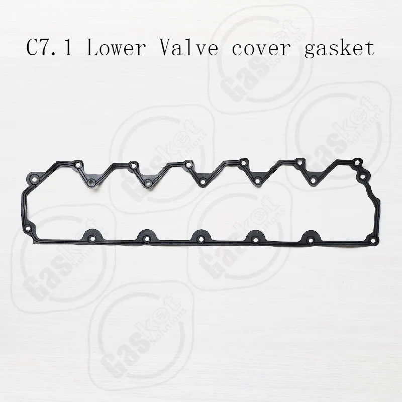 C6.6 C7.1 C7 3116 3126 Lower and upper valve chamber gaskets non-asbestos silicone  For Caterpillar cylinder cover Engine Parts