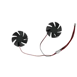 GPU Cooler,Graphics Card Fan,For ZOTAC Gaming GTX 1650 1050Ti 1050 Low Profile gtx1650 lp,2Pcs/Set,DIY FS1250-S2053A,T125010SU