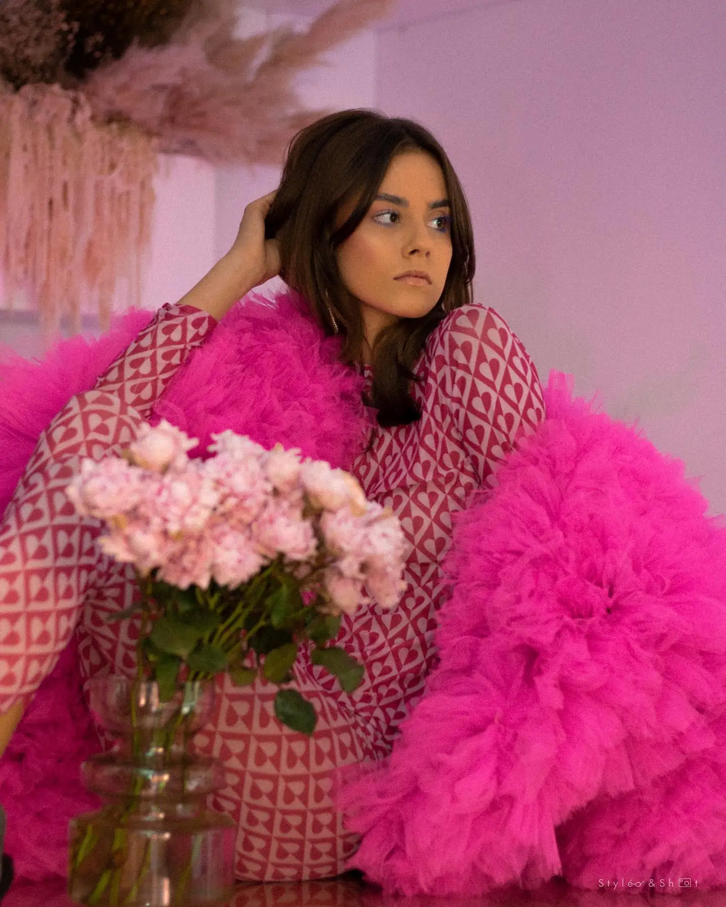 Klassiek lichtroze gewaad met zakken Extra gezwollen taft avondvrouwen rokken Vrouwelijke bruiloft rok Eenvoudige casual maxirok