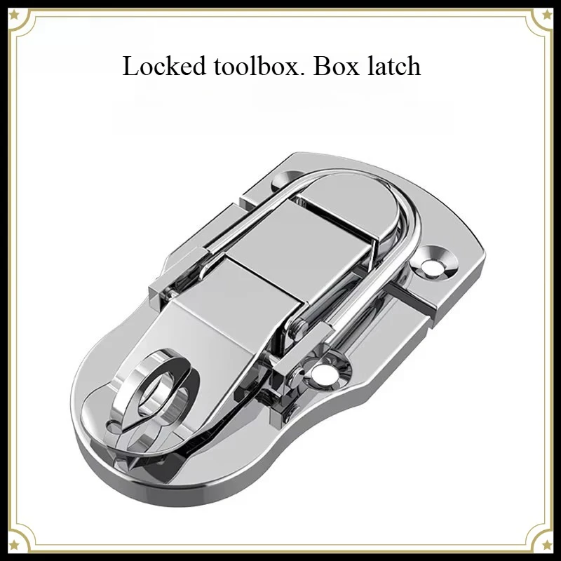Spring Loaded Box Buckle Hasp Clasp Lock Closure For Retro Wooden Gift Box Luggage Hardware Accessory Parts