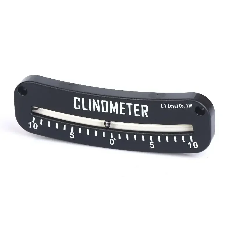 1Pcs 0‑10°Heel Angle Clinometer Portable Marine Trail Inclinometer For Boats Measuring Instrument Small RV Level Slope Indicator