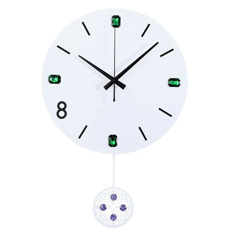 

Настенные часы для гостиной, дома, персонализированные, креативные, модные, для ресторана, современные, простые, декоративные.