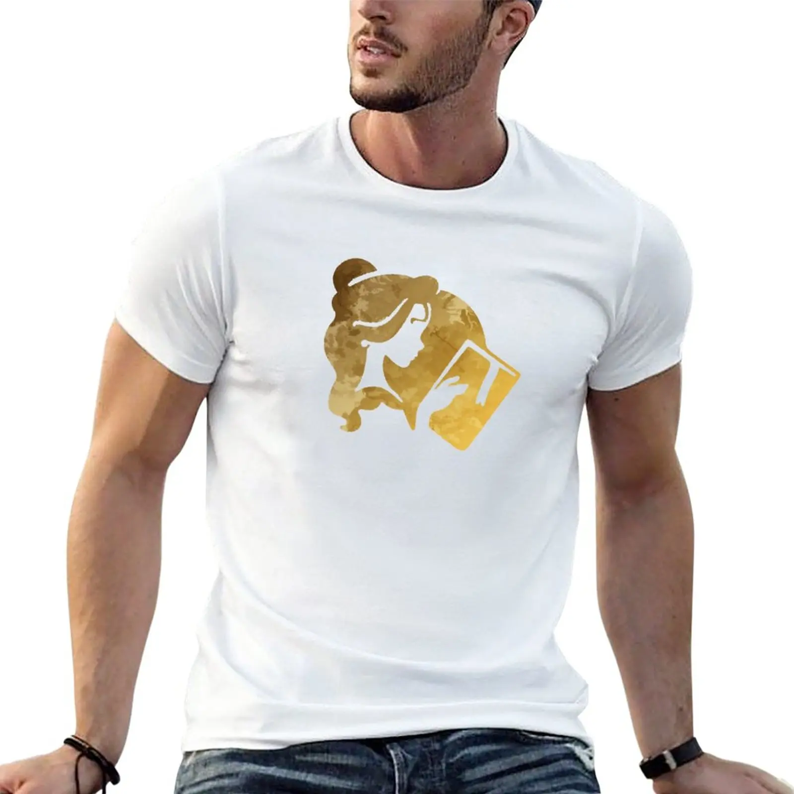 

New Princess Inspired Silhouette T-Shirt vintage clothes anime Men's t-shirts