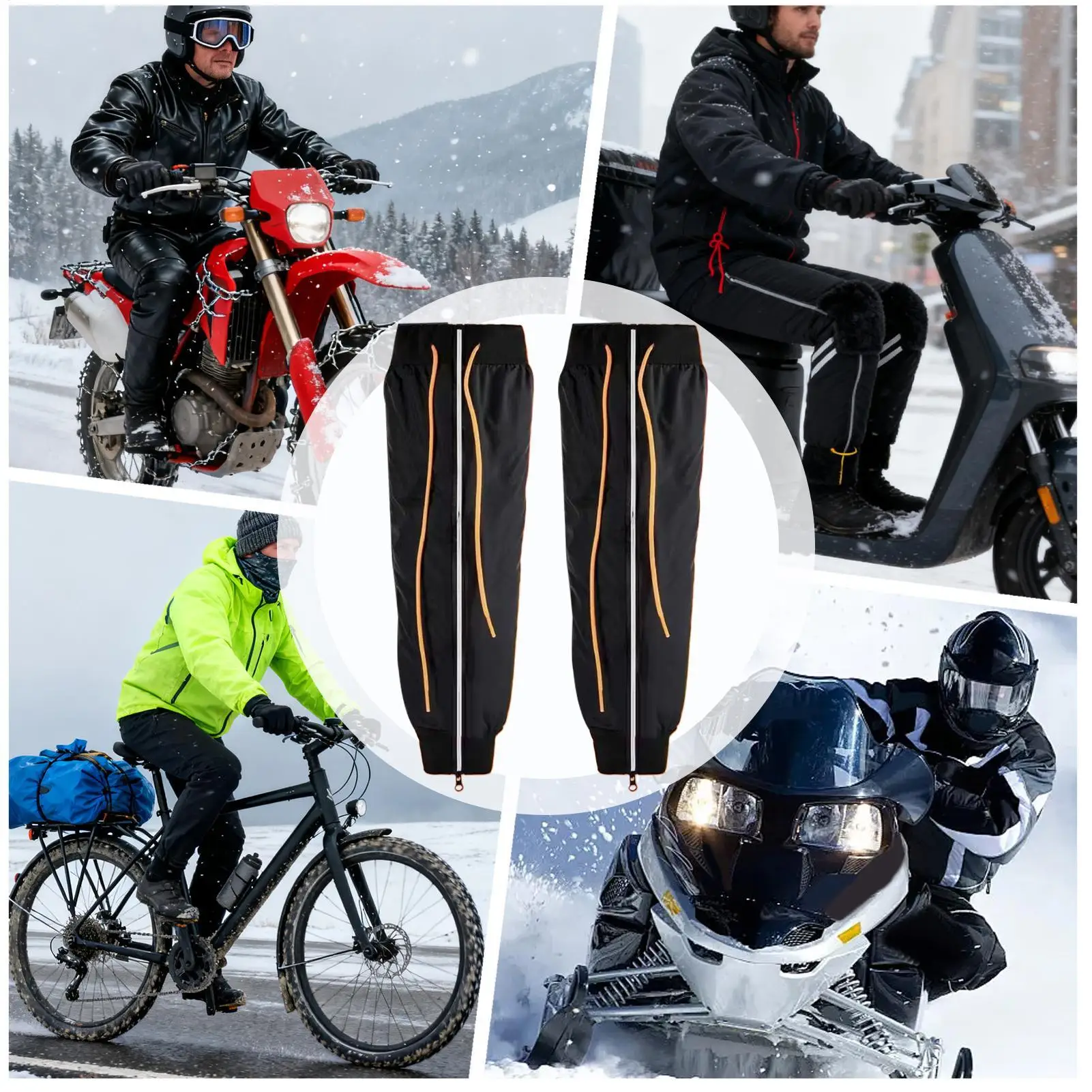 Motorcycle Warm Knee Pads Motorbike Windproof Supplies Motorcycle Knee Warmer for Riders Outdoor Adventure Scooter Daily