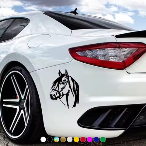 car-styling Horse Stickers Voiture Vinyl Decal Decorate Sticker Waterproof Fashion Funny Car Styling Accessories
