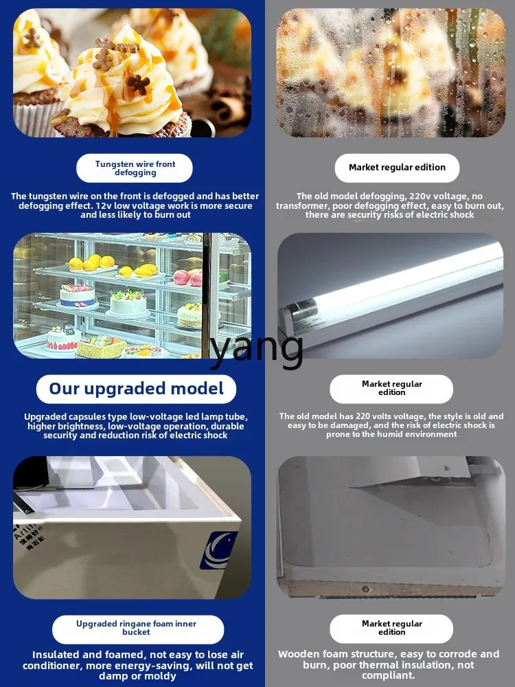 CX Dessert Cabinet West Point Display Cabinet Air-cooled Fruit Fresh-keeping Commercial Freezer view 5
