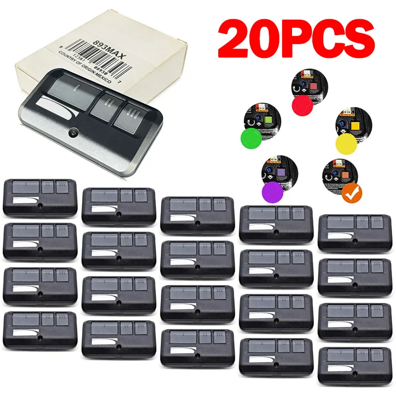 20PCS control Merik control para portón eléctrico garage control remoto para portón eléctrico merik abrepuertas 390MHz 315MHz