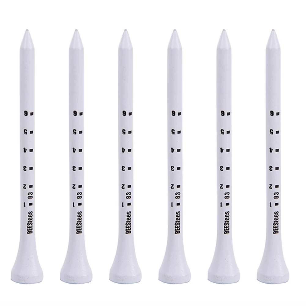 تي شيرتات جولف بيضاء احترافية ، مقياس رقمي للجولف ، إكسسوارات جولف ، 83 حامل خشبي مخطط ، 50 #2