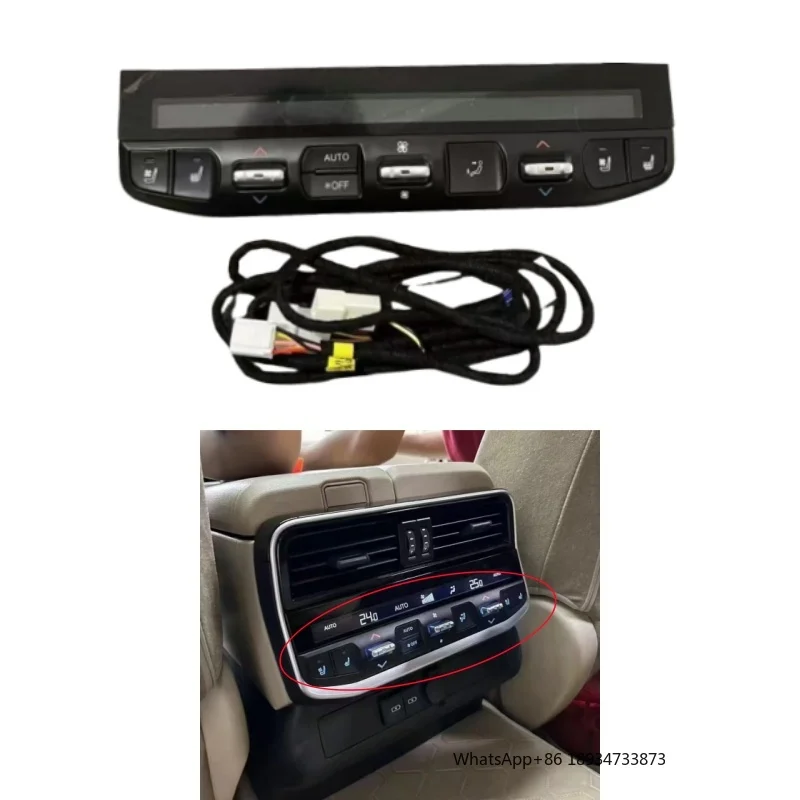 

YBJ Car Accessories Rear Air Condition Vent Insert Cover 2022-2024 for Land Cruiser LC300 Interior Climate Control Air Outlet