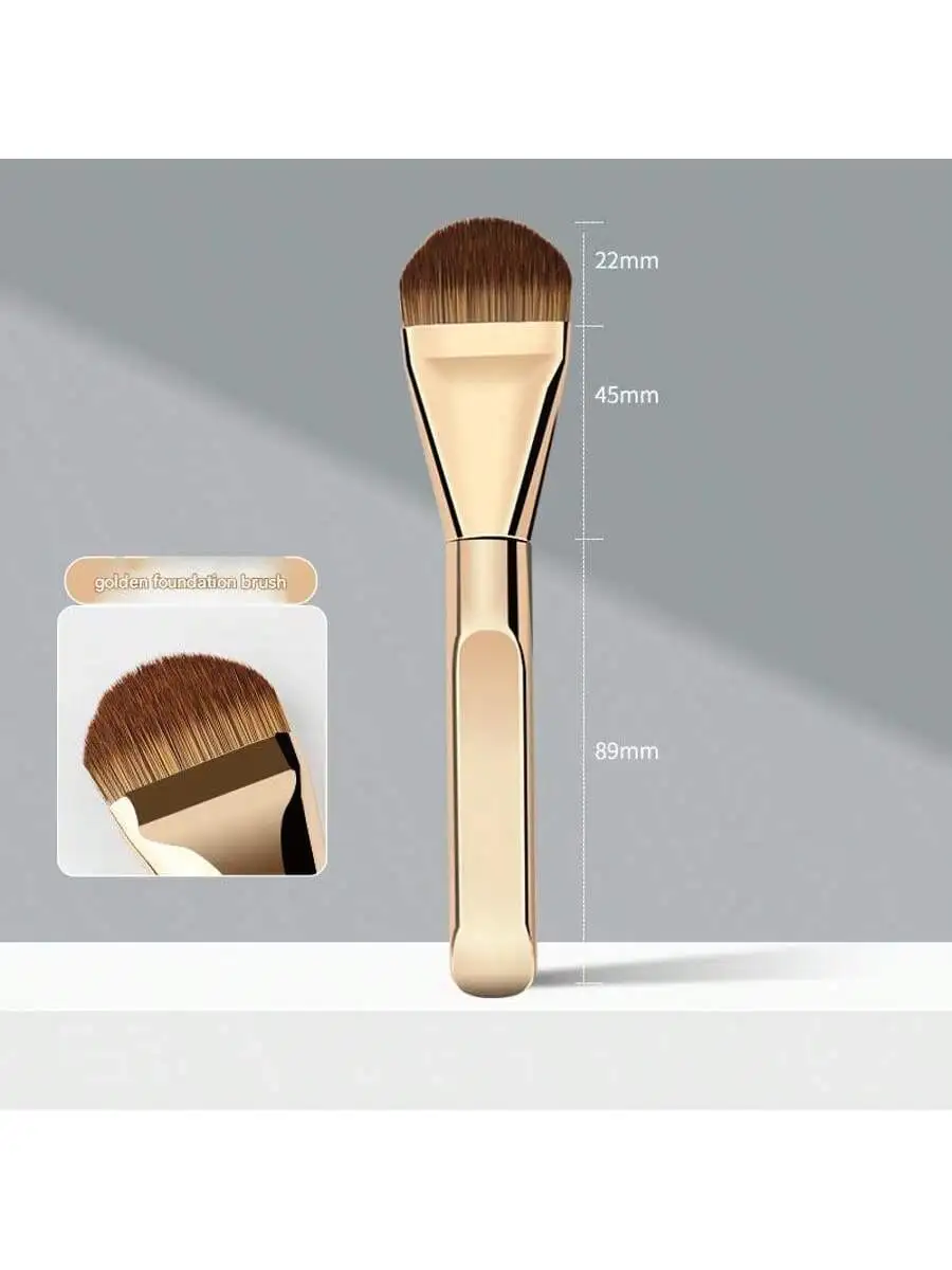 New Tongue-Shaped Foundation Brush - Ultra-Thin And Traceless Foundation - Flat-Head Foundation Brush - Special-Shaped Fan-Shaped Makeup Tool - Beauty Tool-Beauty Artifact,Travel,Travel Essential,Valentine's Day,Cheap,Travel Makeup Brush,Gifts For Women