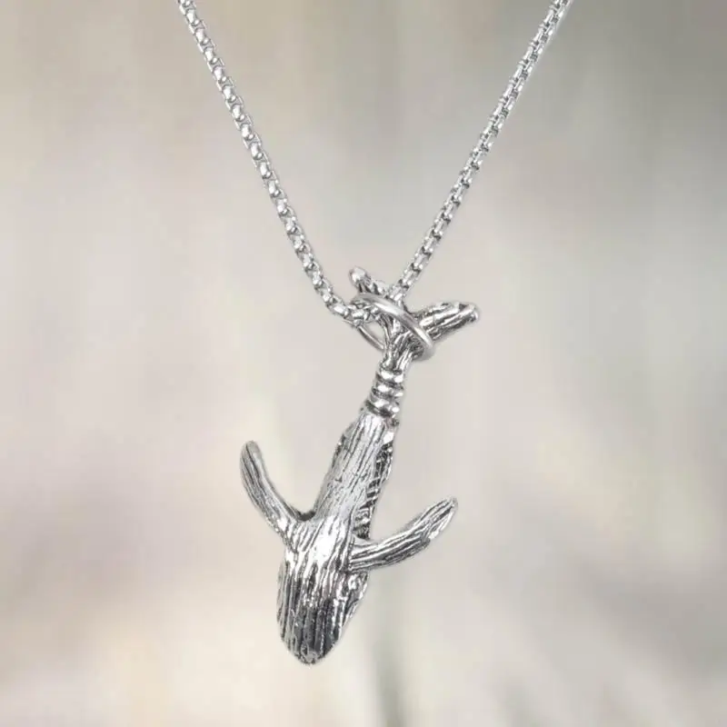 قلادة القرش 60 سم للرجال مع زخارف حيوانات بحرية بما في ذلك الدولفين وذيل السلحفاة المحمولة لملابس الشاطئ #4