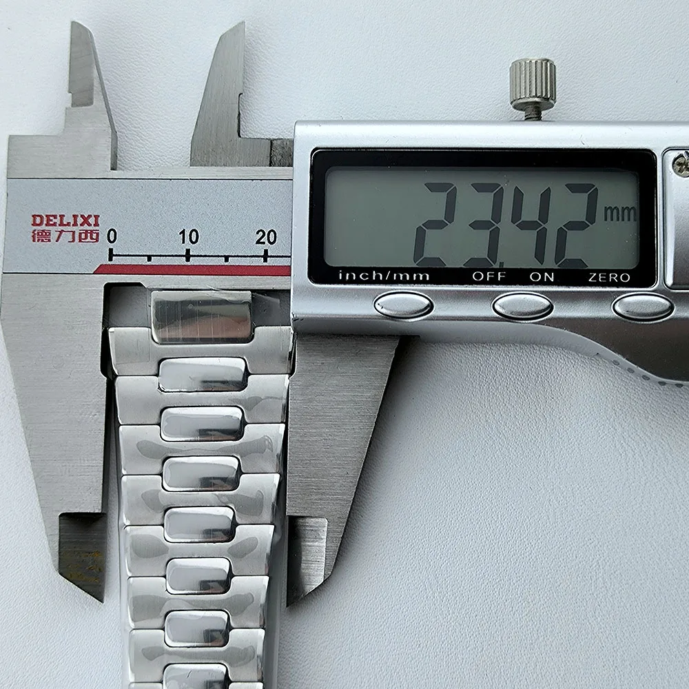 Siver caso 40mm caixa de relógio peças pulseira para nau modificado ajuste nh35 nh38 movimento vidro cristal safira