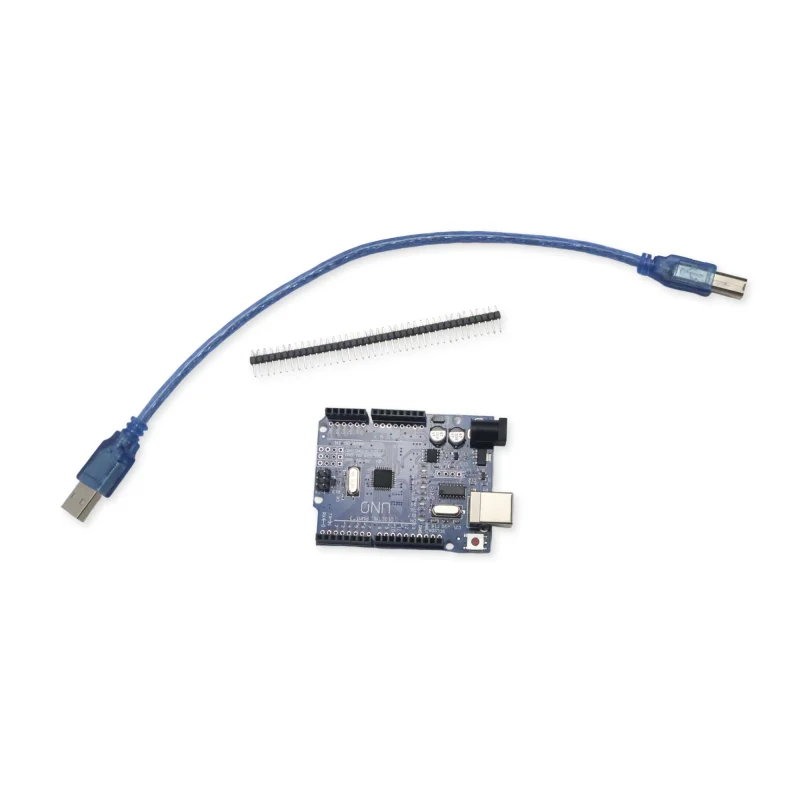 

R3 Development Board ATmega328P Microcontroller Compatible with Arduino R3 USB Cable Pin Header Included Y41A