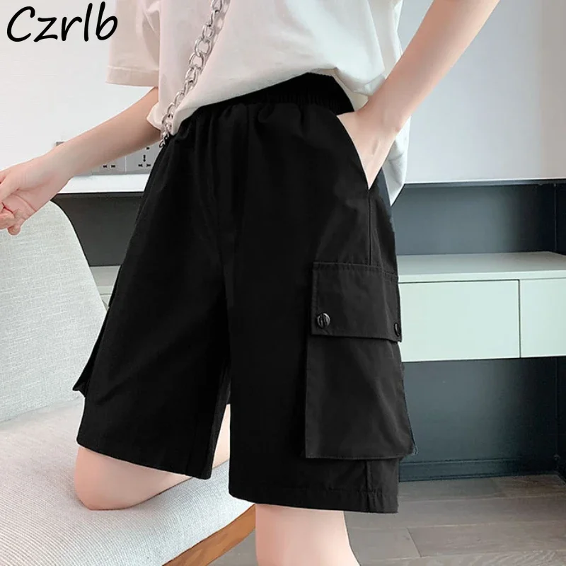 ショートパンツ レディース インス オールマッチ カジュアル シンプル 優しい スポーティ ウルジャン 原宿 ティーンズ ヤング Kpop 夏 フェミニン ユニセックス シック バギー 無地