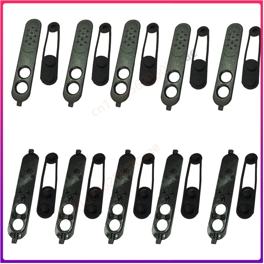 

10Pcs PTT Bezel Rubber And Button For Motorola XIR C1200 C2660 C2620 DEP250