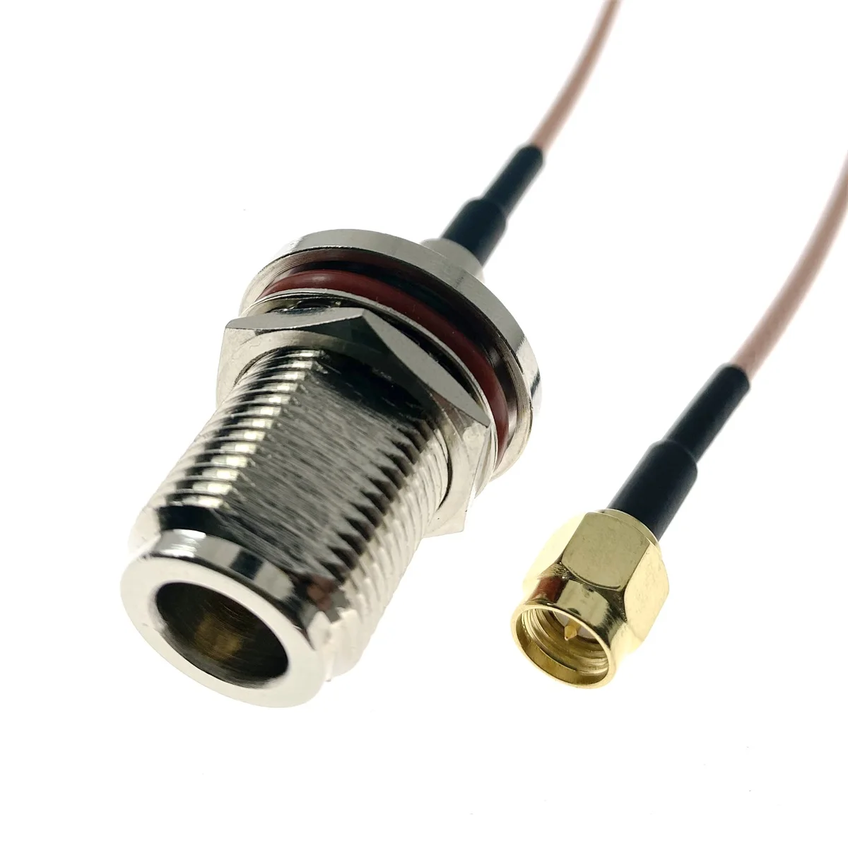 RG316 N Female Buklhead Jack to SMA male plug Connector 50Ohm Low Loss Jumper Coax RF Cable