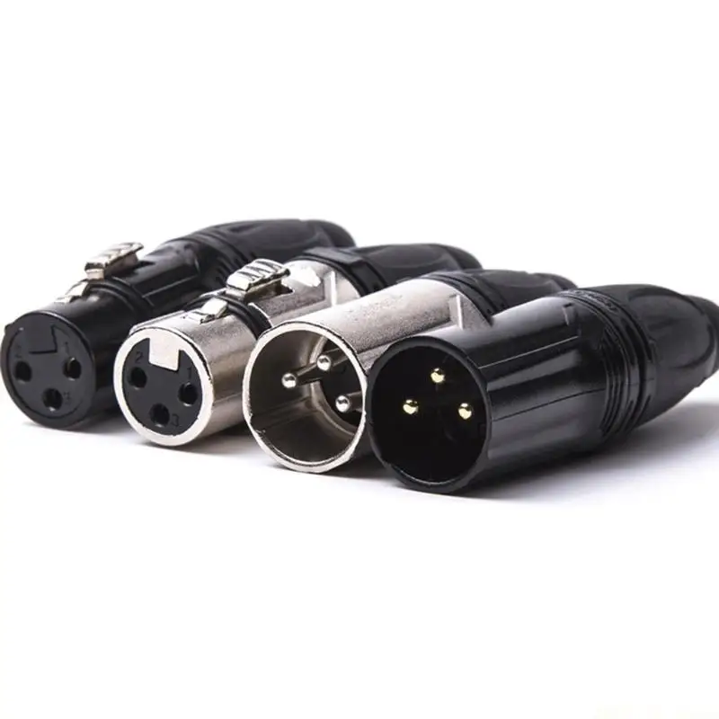 M5TD 3Pin Auditory Connector Microphone Plug for Stage and Studio Anti Interferences